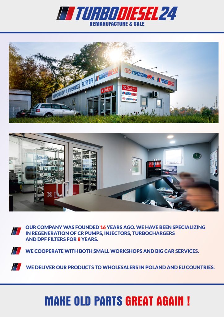 Turbodiesel24 information brochure - photos of our company.
